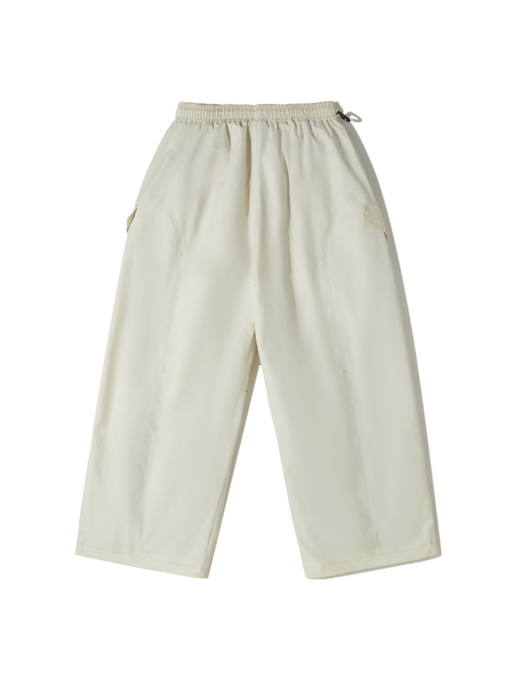 LITAN White Cargo Baggy Snow Pants - Unisex | Snowears LITAN White Cargo Baggy Snow Pants - Unisex | Snowears