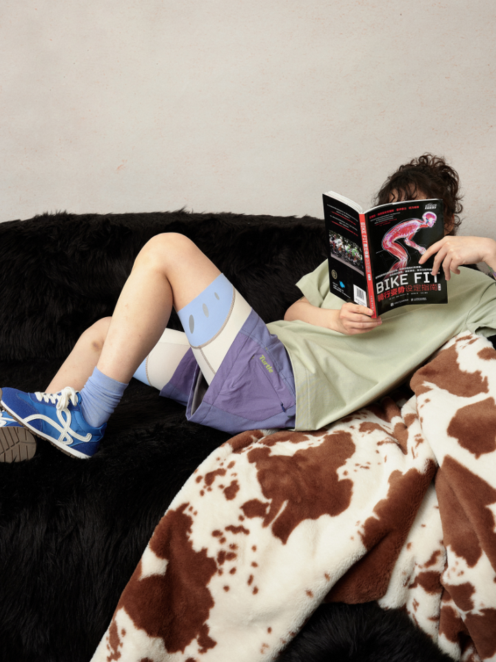TurtleRabbit Lavender Shorts - Unisex - Snowears- shorts