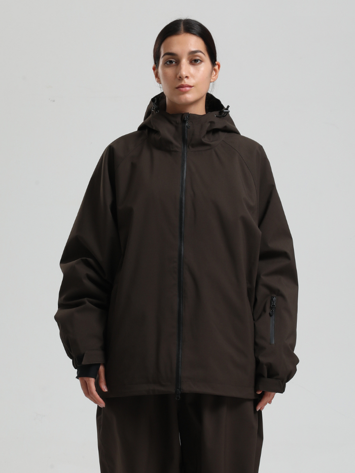 Gsou Snow Sleek Oversized Snow Jacket – Women's - Snowears