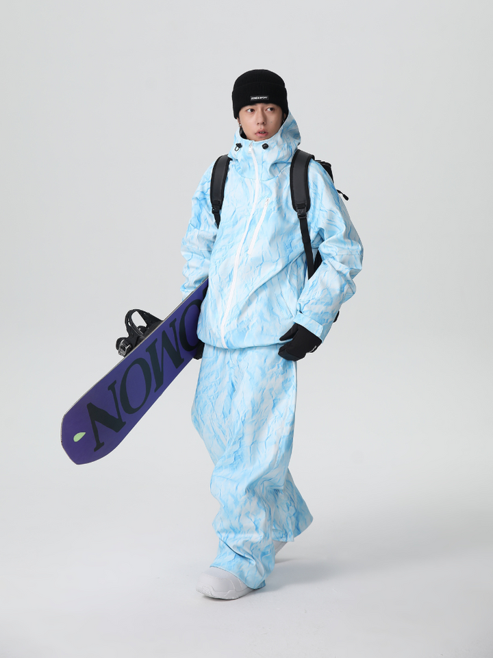 Searipe Denim Drift Baggy Snow Suit - Men's - Snowears- Suits