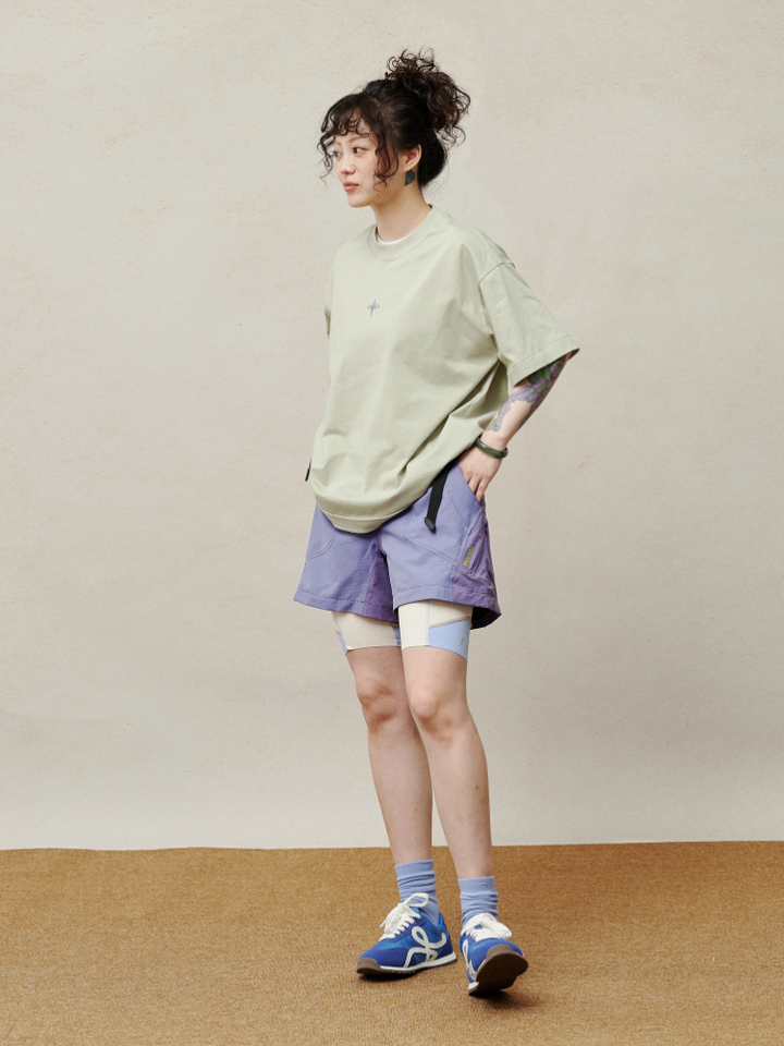 TurtleRabbit Lavender Shorts - Unisex - Snowears- shorts