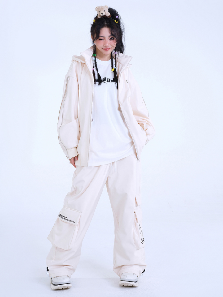 RenChill Bunny 3L Cream Ski Suit - Women's - Snowears- Suits