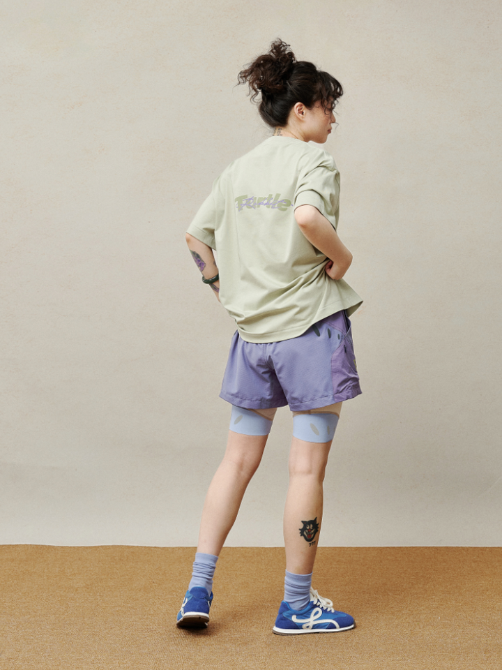 TurtleRabbit Lavender Shorts - Unisex - Snowears- shorts