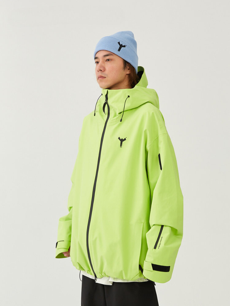 Winter Ticket Radiant Glow Yellow Snow Jacket - Unisex - Snowears- Ski/Snowboard Jackets