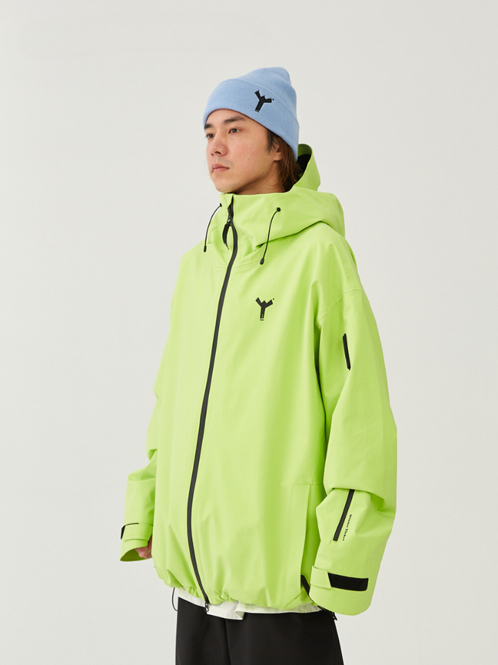 Winter Ticket Radiant Glow Yellow Snow Jacket - Unisex - Snowears- Ski/Snowboard Jackets