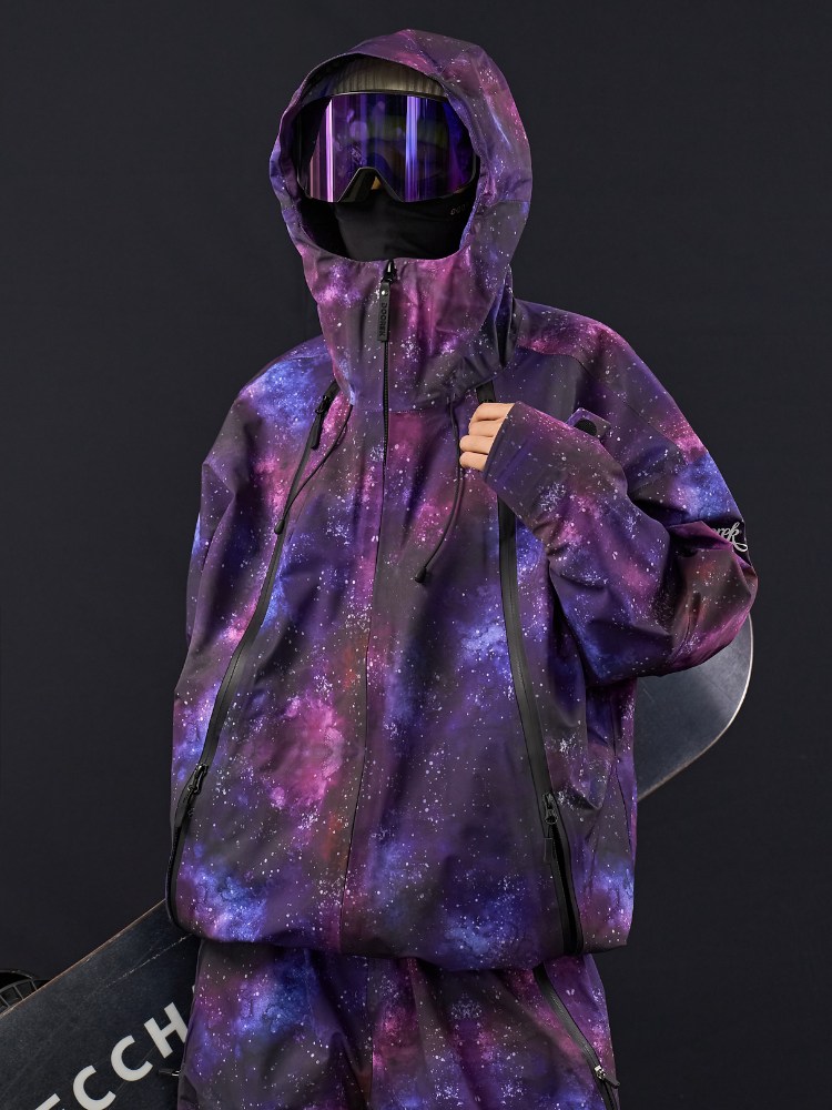Doorek GlideFlow Galactic Baggy Ski Shell Jacket - Unisex - Snowears