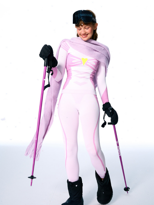 BCG Sailor Moon Purple Ski Base Layer - Snowears- Ski Thermal Underwear