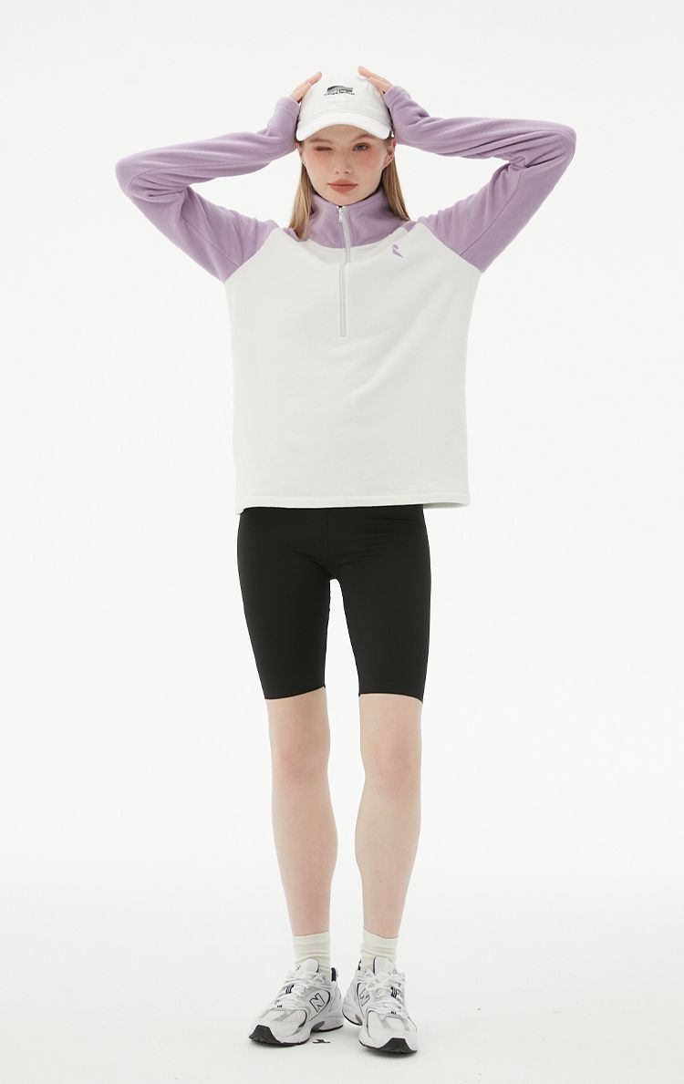 RandomPow Women's Colorblock Mid Fleece Pullover RandomPow | Snowears.com