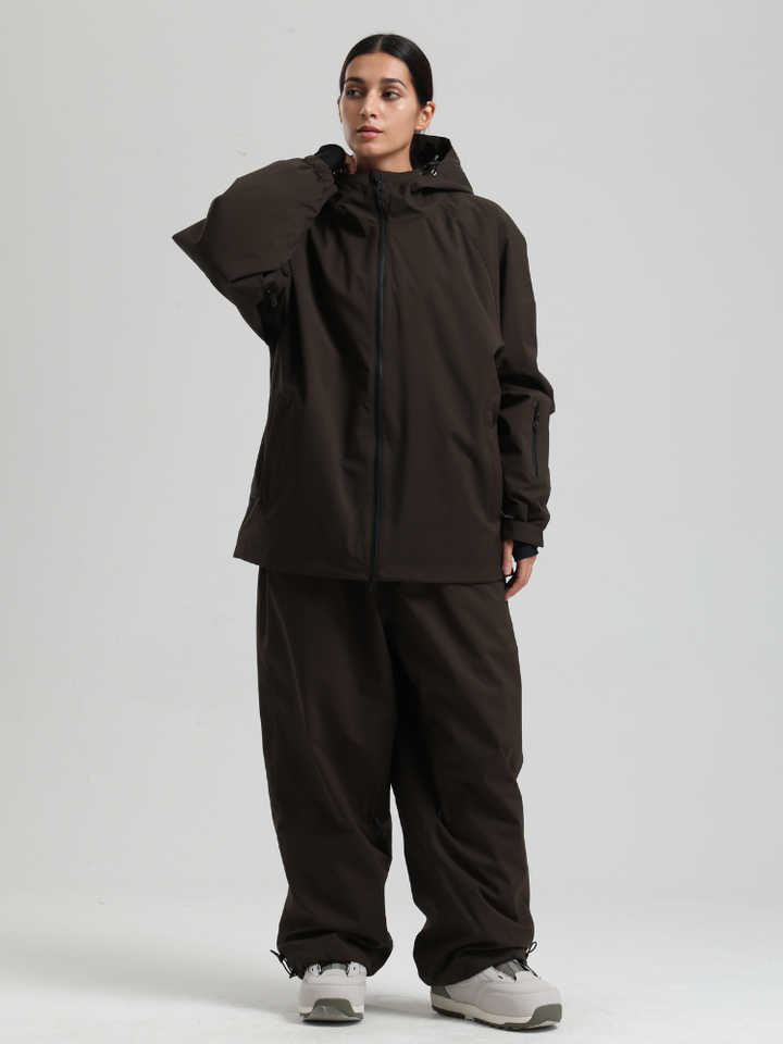 Gsou Snow Sleek Oversized Snow Jacket – Women's - Snowears