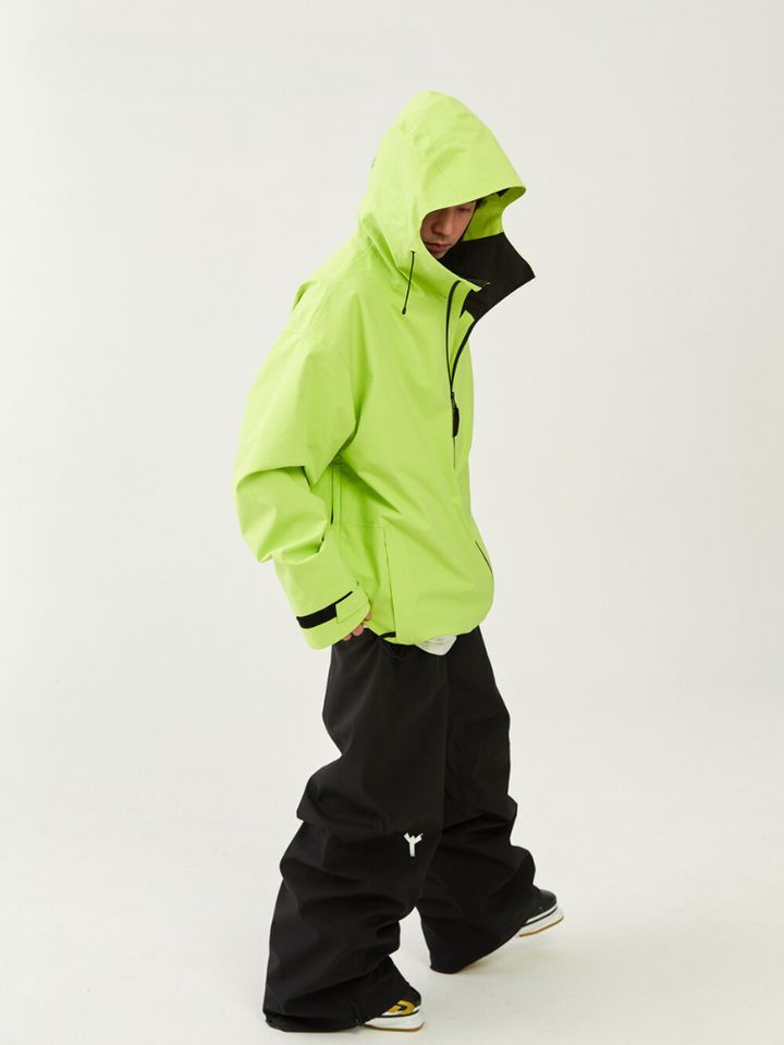 Winter Ticket Radiant Glow Yellow Snow Jacket - Unisex - Snowears- Ski/Snowboard Jackets