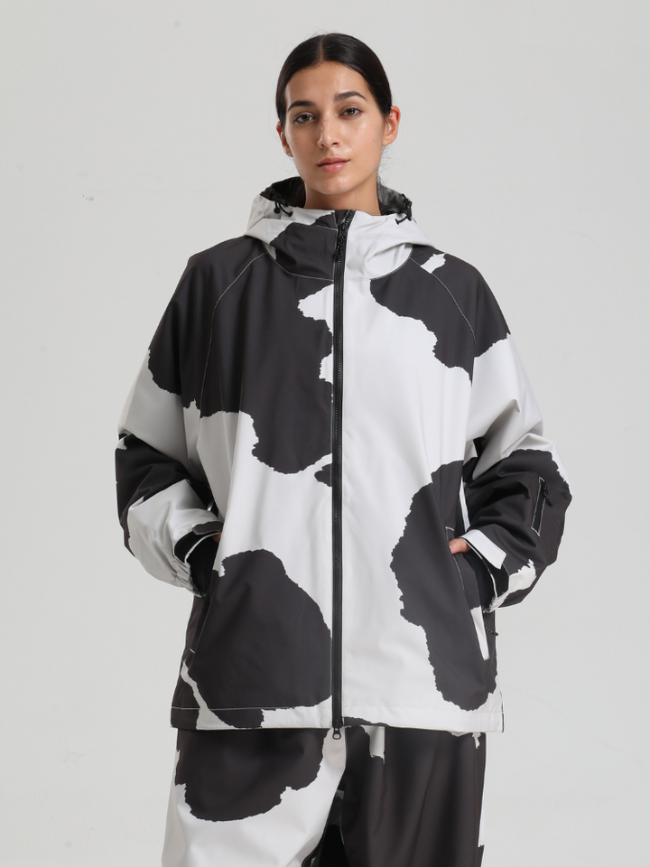 Gsou Snow Bold Cow Print Snow Jacket – Women's - Snowears
