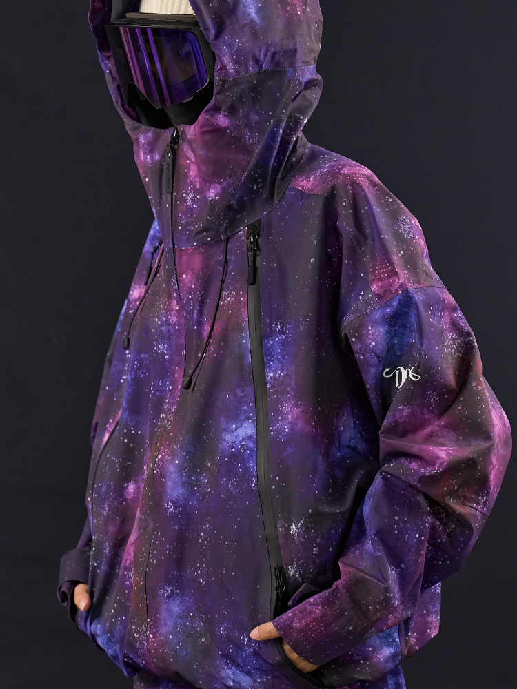 Doorek GlideFlow Galactic Baggy Ski Shell Jacket - Unisex - Snowears