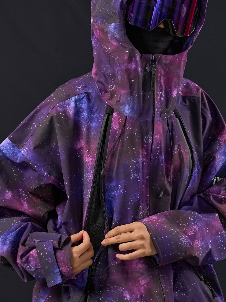 Doorek GlideFlow Galactic Baggy Ski Shell Jacket - Unisex - Snowears