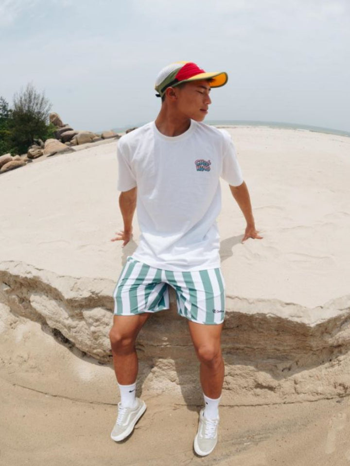 CHILLHANG Eco Retro Striped Surf Shorts - Men's - Snowears- shorts