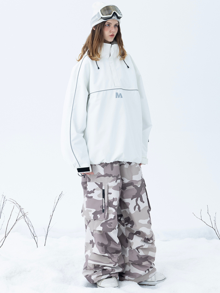 Molocoster Drift 3L Baggy Ski Fleece Pullover - Unisex - Snowears