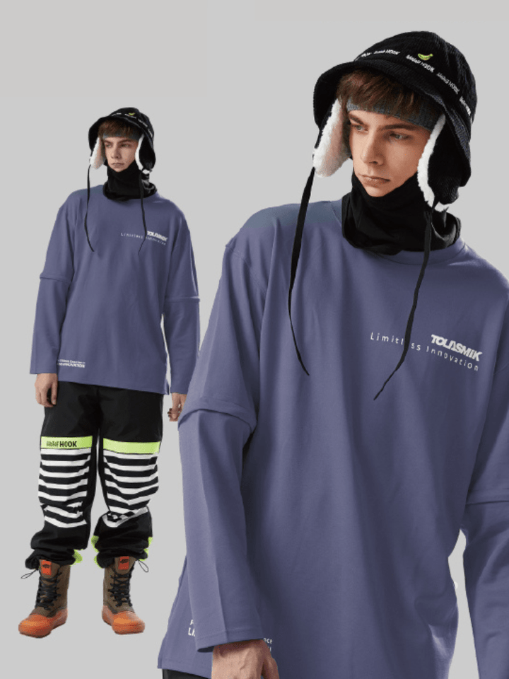 Tolasmik QUICK-DRY Sweatshirt - Dark Purple Series - Unisex - Snowears- Hoodies & Sweaters