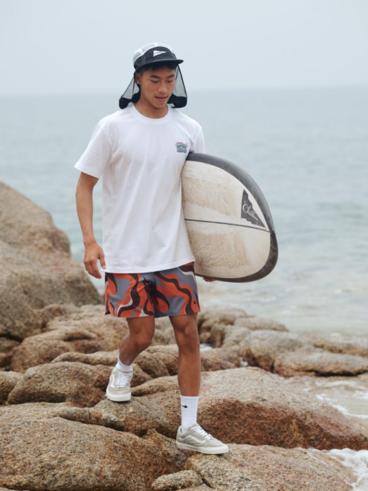 CHILLHANG Men's Eco-friendly Beach Shorts - Snowears- shorts