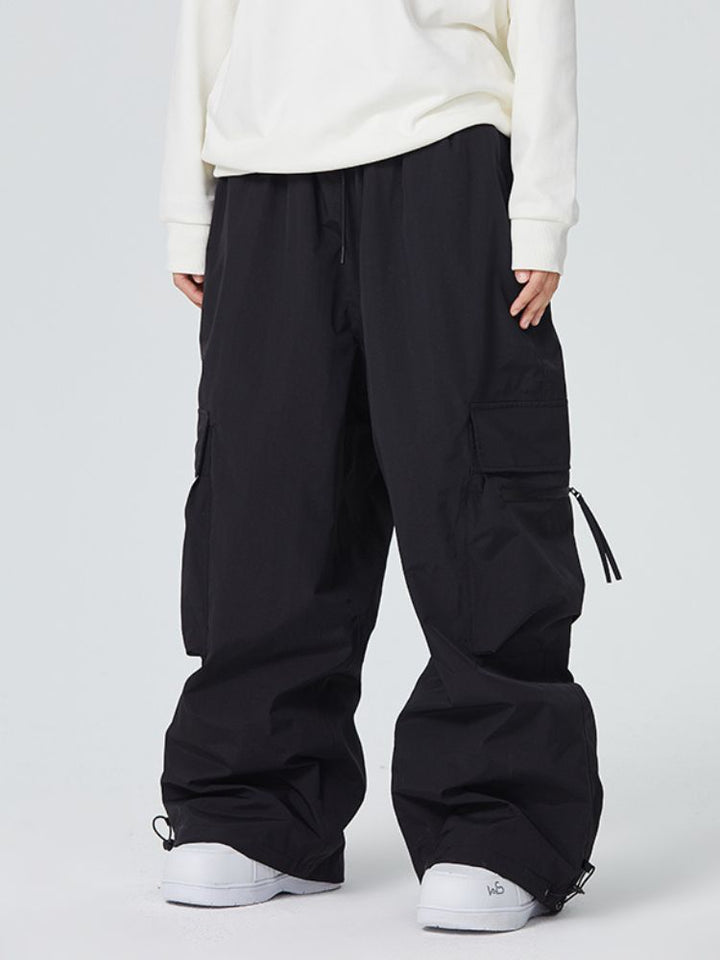 Searipe Zip Pocket Baggy Cargo Snowboard Pants - Women's - Snowears- snow pants