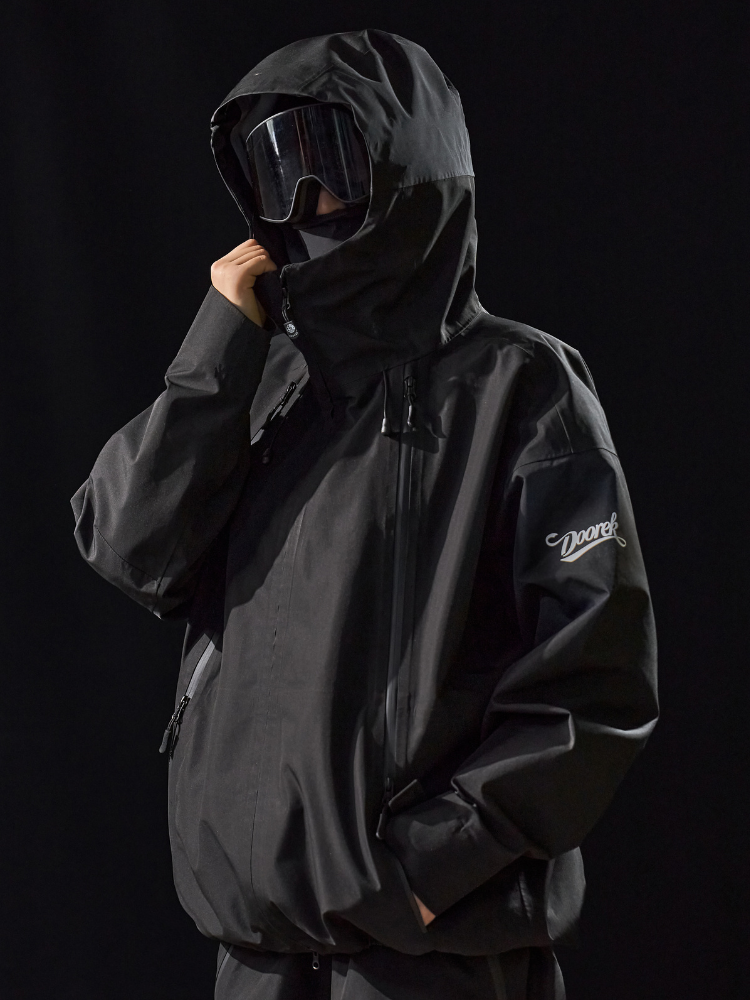 Doorek GlideFlow Shell Baggy Ski Jacket - Unisex - Snowears- Shell Jacket