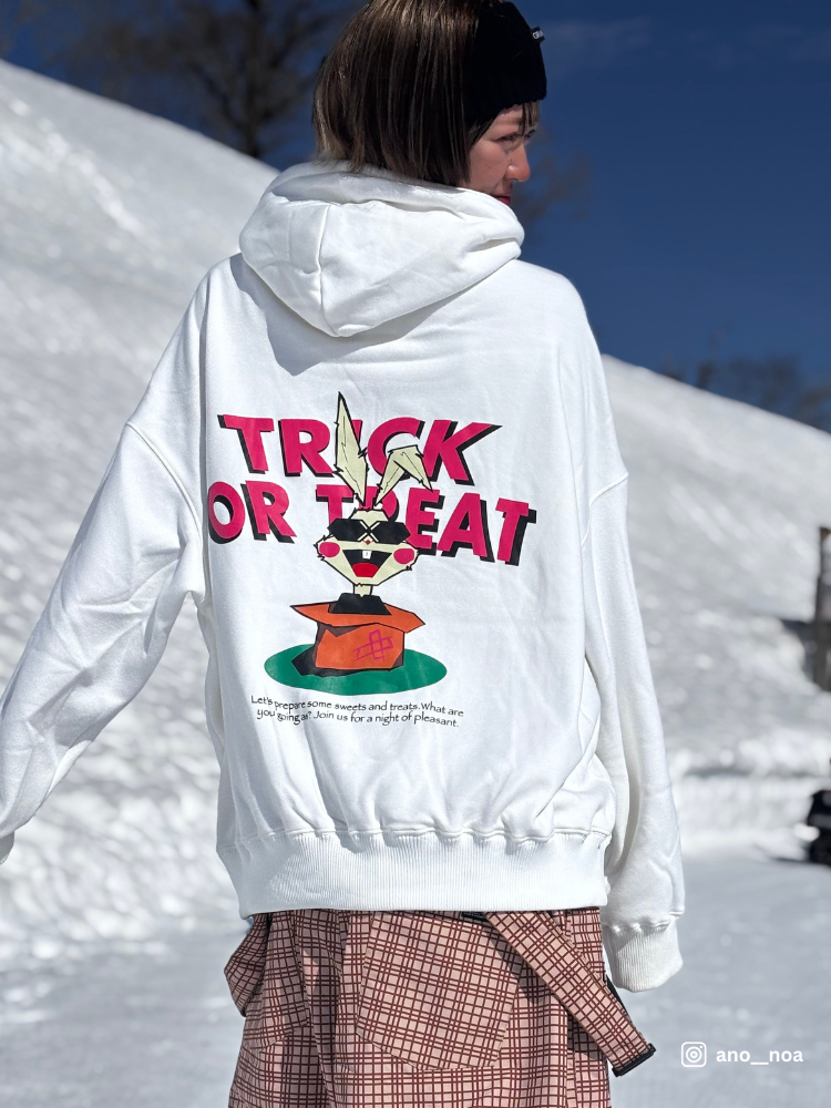 TRICKER White Frost Peak Fleece Hoodie - Women's - Snowears- Hoodies & Sweaters
