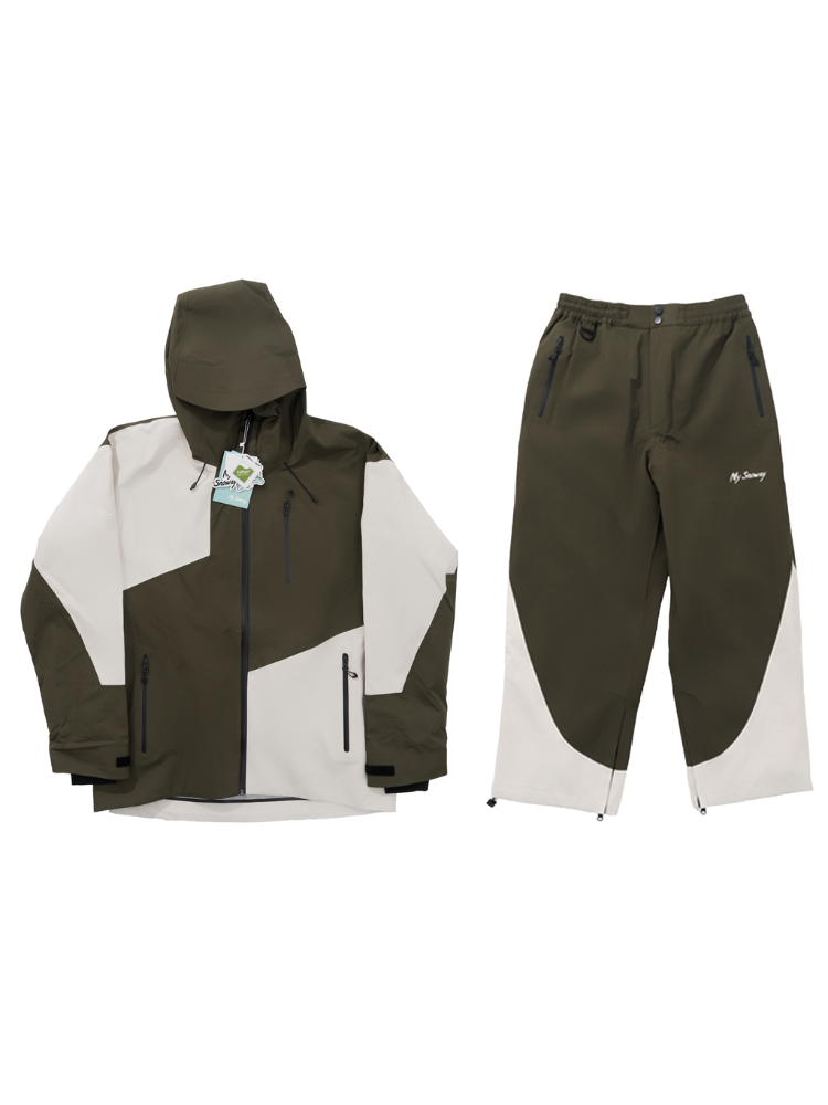 MYSNOWAY Mountain Green 3L Snow Suit - Women's - Snowears- Suits