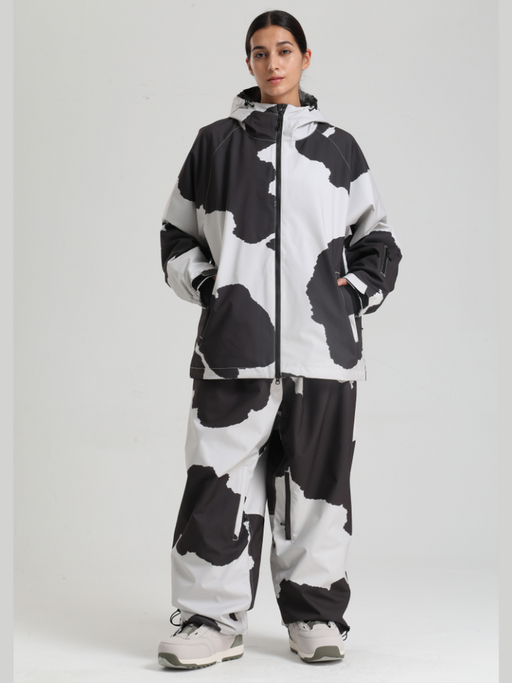 Gsou Snow Bold Cow Print Snow Suit – Women's - Snowears