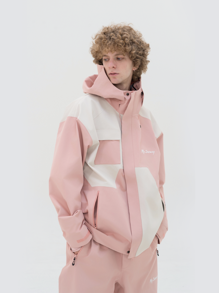 MYSNOWAY Icy Pink 3L Snow Jacket - Men's MYSNOWAY | Snowears.com