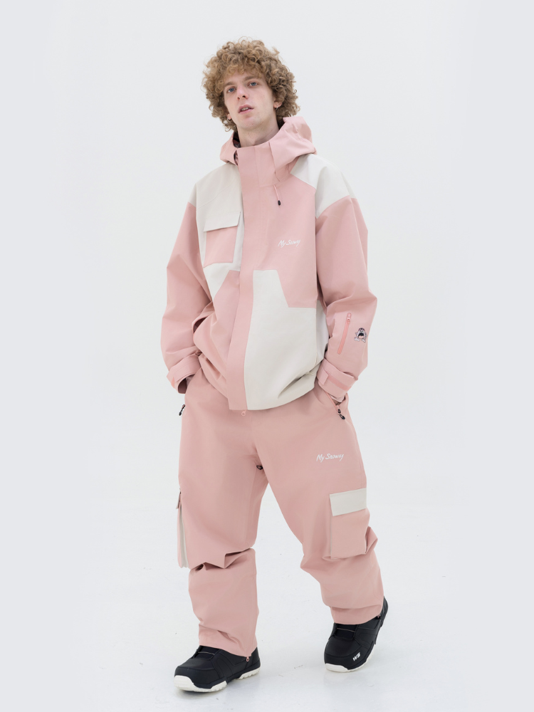 MYSNOWAY Icy Pink 3L Snow Jacket - Men's MYSNOWAY | Snowears.com