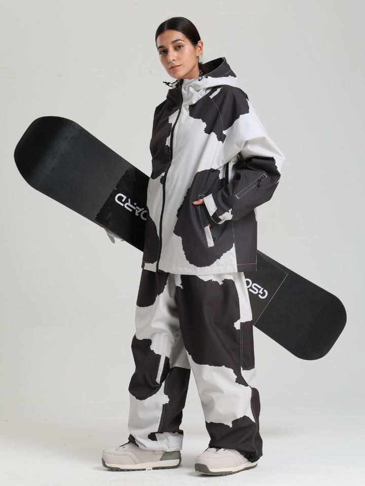 Gsou Snow Bold Cow Print Snow Suit – Women's - Snowears