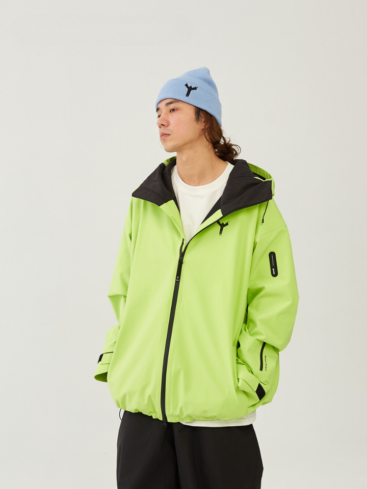 Winter Ticket Radiant Glow Yellow Snow Jacket - Unisex - Snowears- Ski/Snowboard Jackets