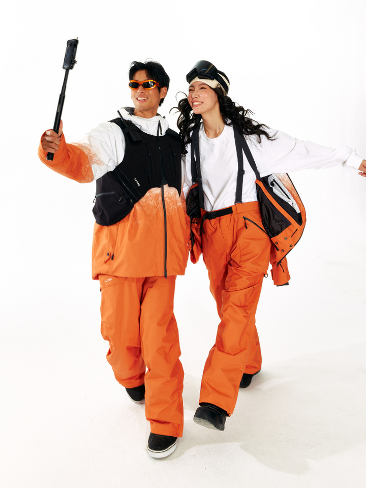 LITAN Alpine Teflon Orange Jacket - Unisex - Snowears- Jackets