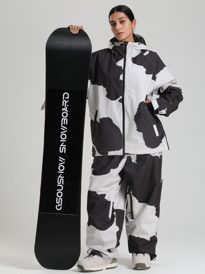 Gsou Snow Bold Cow Print Snow Suit – Women's - Snowears