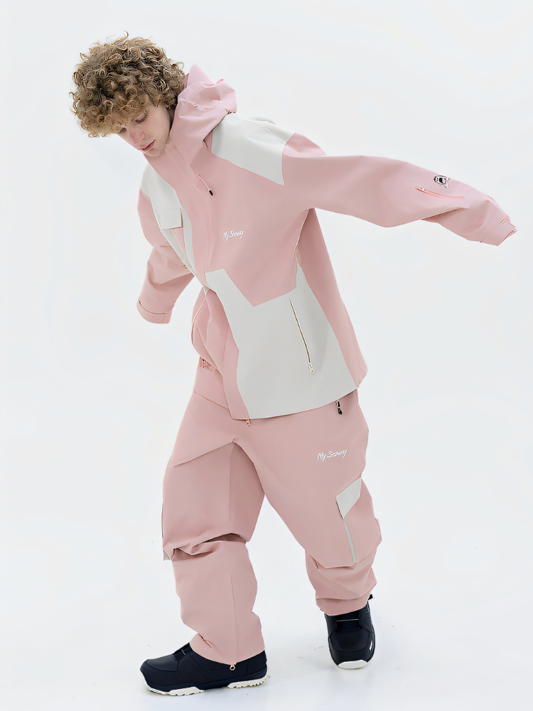 MYSNOWAY Icy Pink 3L Snow Pants - Men's MYSNOWAY | Snowears.com
