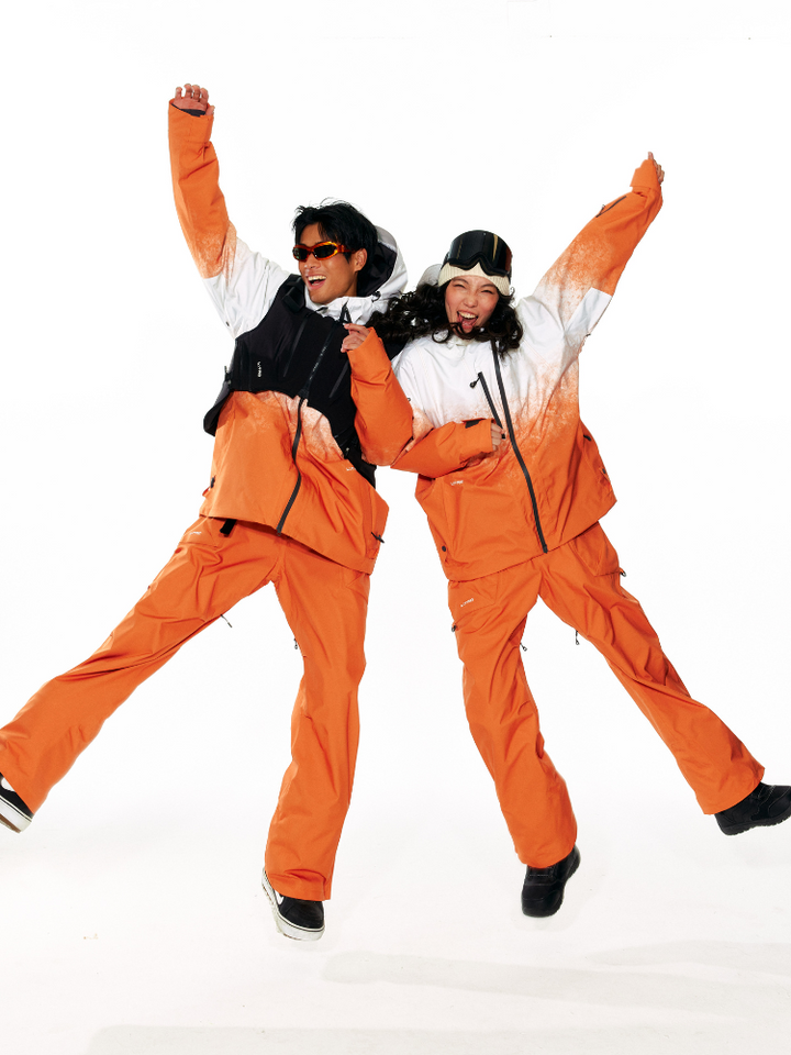 LITAN Alpine Teflon Orange Jacket - Unisex - Snowears- Jackets