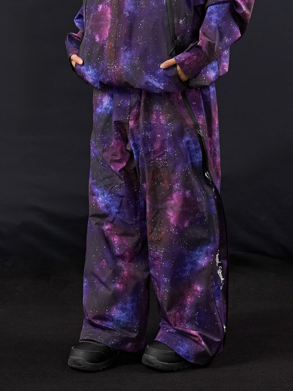 Doorek Galactic Purple 3L Ski Pants - Unisex