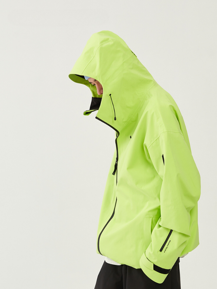 Winter Ticket Radiant Glow Yellow Snow Jacket - Unisex - Snowears- Ski/Snowboard Jackets