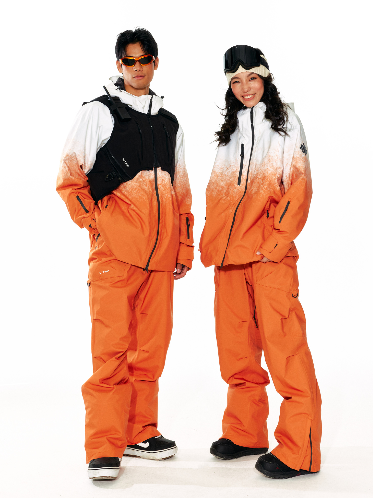 LITAN Alpine Teflon Orange Jacket - Unisex LITAN | Snowears.com