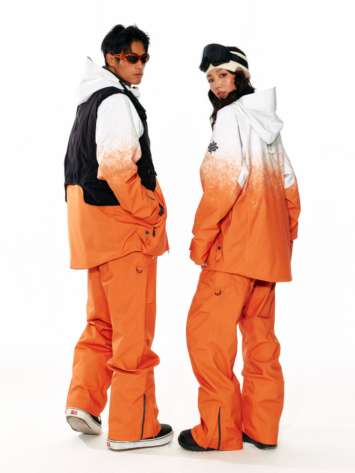 LITAN Alpine Teflon Orange Jacket - Unisex - Snowears- Jackets