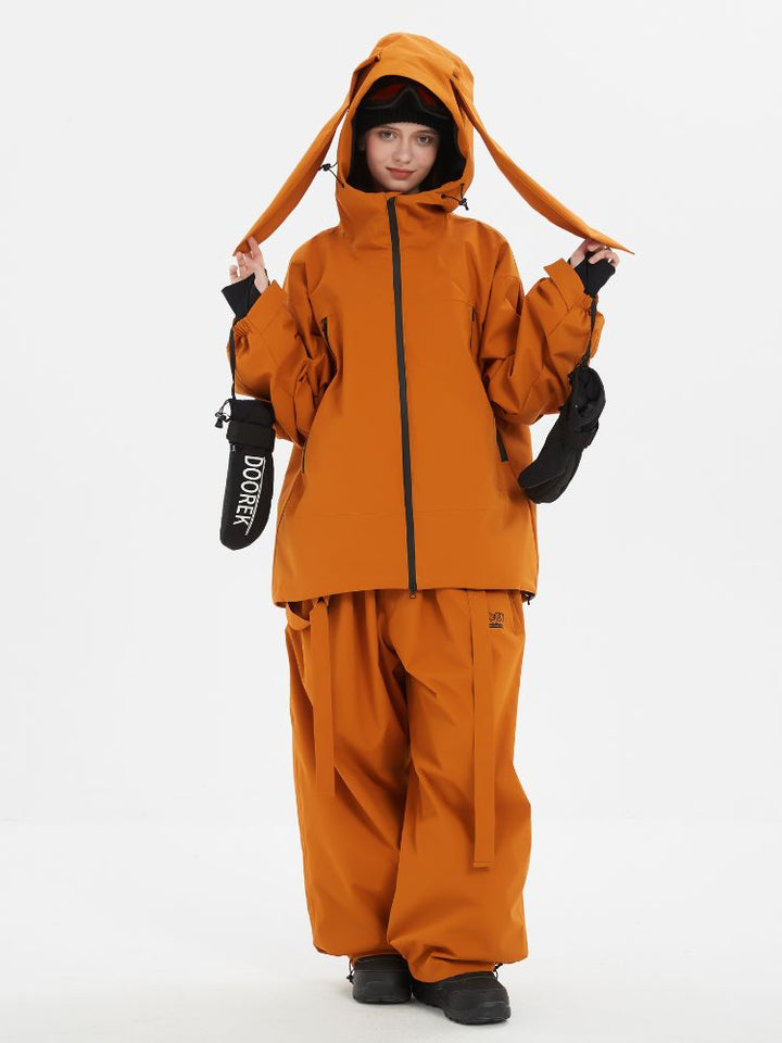 Doorek Suspender Baggy Snow Pants - Unisex - Snowears- Pants