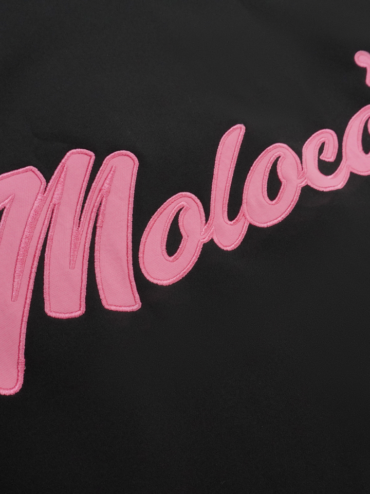 Molocoster Pink Crest Pullover Hoodie - Snowears-snowboarding skiing jacket pants accessories