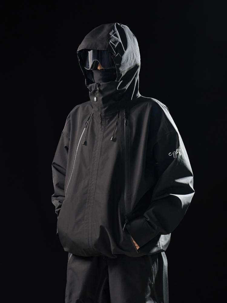 Doorek GlideFlow Shell Baggy Ski Jacket - Unisex - Snowears- Shell Jacket