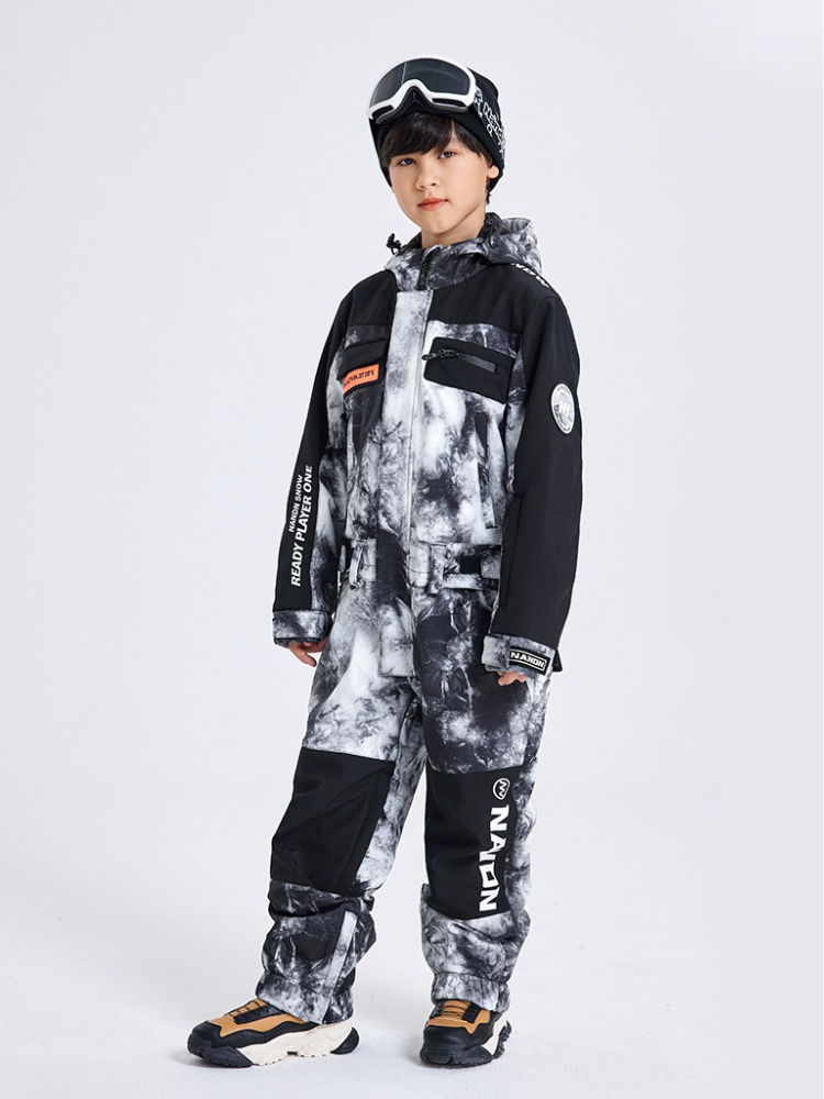 NANDN Kids Little Expedition Snow One Piece - Snowears- kids one piece