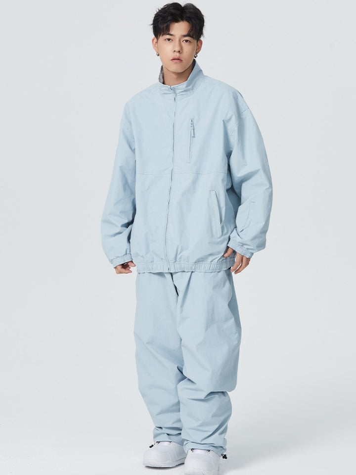 Searipe Baggy Style Monochrome Shell Snow Suit - Snowears-snowboarding skiing jacket pants accessories