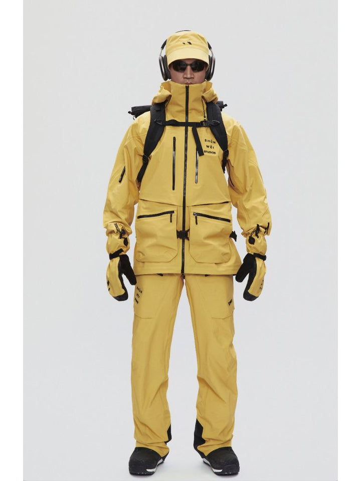 SHUNWEI 3L Open Front Snow Jacket - Snowears-snowboarding skiing jacket pants accessories