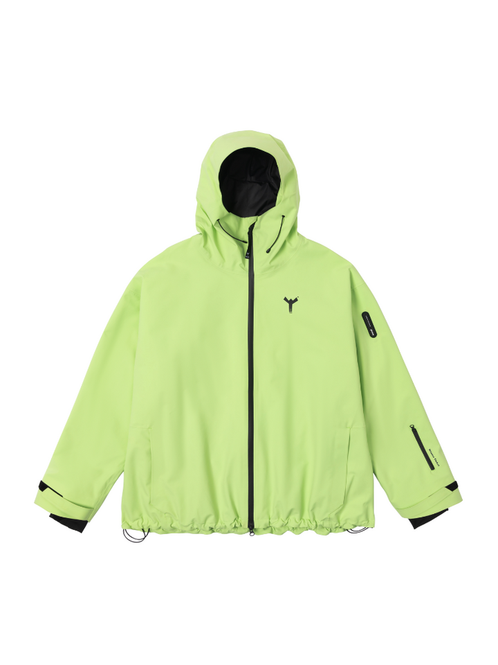 Winter Ticket Radiant Glow Yellow Snow Jacket - Unisex - Snowears- Ski/Snowboard Jackets