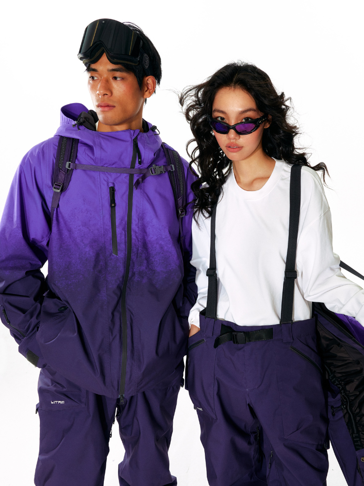 LITAN Alpine Teflon Purple Jacket - Unisex LITAN | Snowears.com