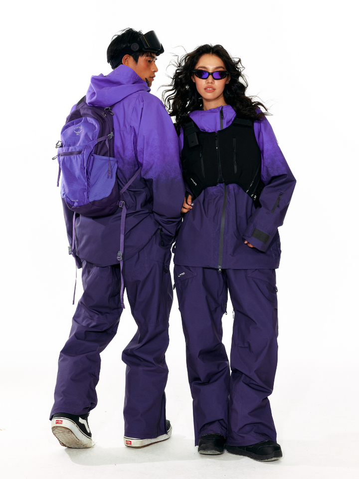 LITAN Alpine Teflon Purple Jacket - Unisex - Snowears- Jackets