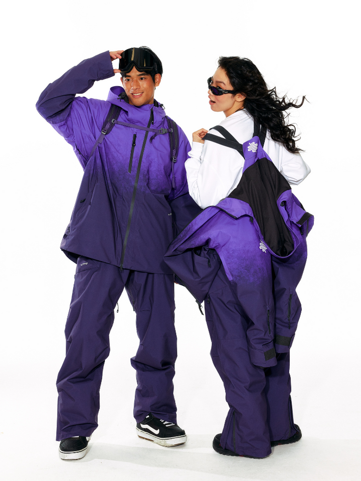 LITAN Alpine Teflon Purple Jacket - Unisex - Snowears- Jackets