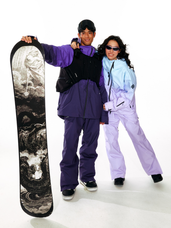 LITAN Alpine Teflon Purple Jacket - Unisex - Snowears- Jackets