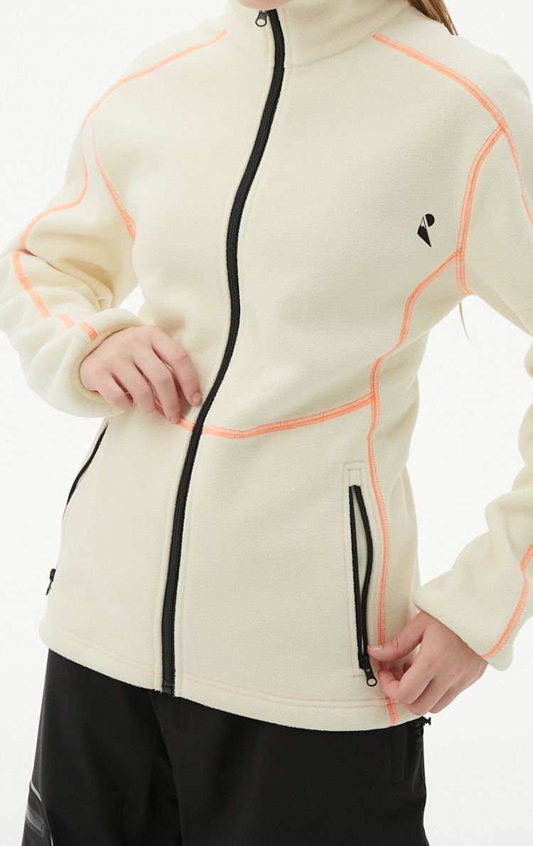 RandomPow Colorblock Mid Fleece Jacket - Unisex - Snowears- base layer